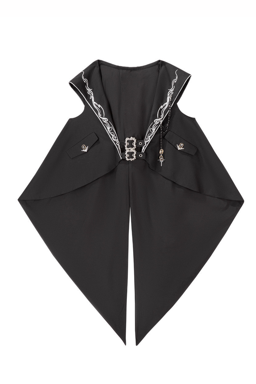 夜を解く、皇子系ロリィタ ゴシック探偵の装い