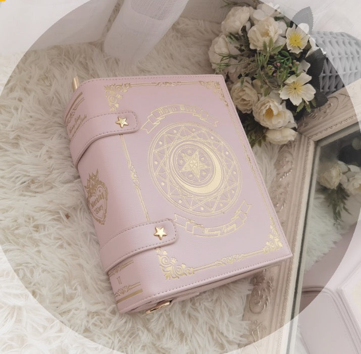 魔法少女のための魔導書バッグ☆月と星の魔術書「グリモワール」
