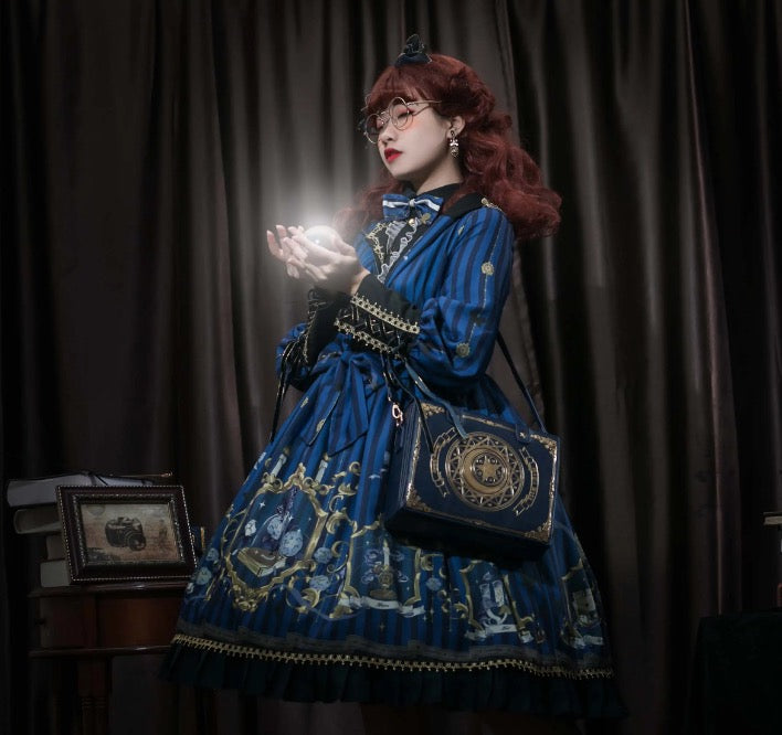 魔法少女のための魔導書バッグ☆月と星の魔術書「グリモワール」