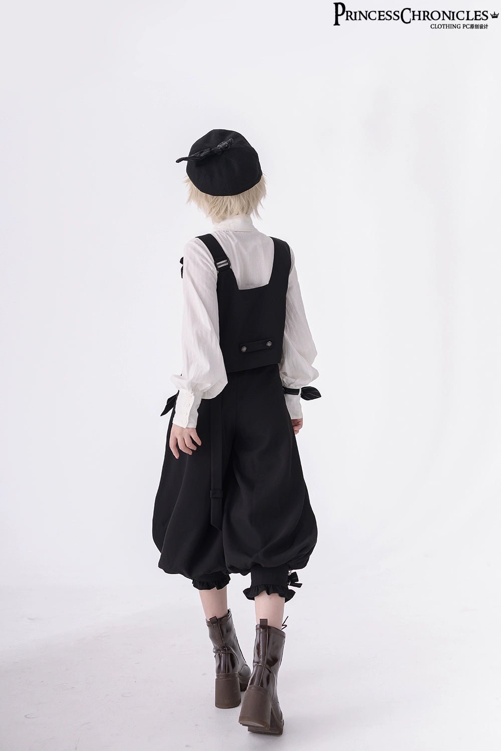 ベイカー街の探偵助手 ベスト シャツ クロップドパンツ 3ピースセット - grimoire
