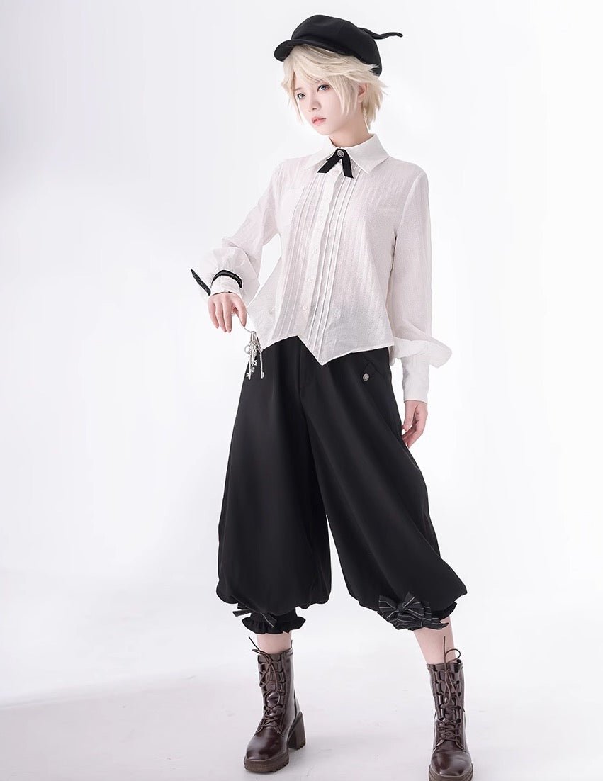 ベイカー街の探偵助手 ベスト シャツ クロップドパンツ 3ピースセット - grimoire