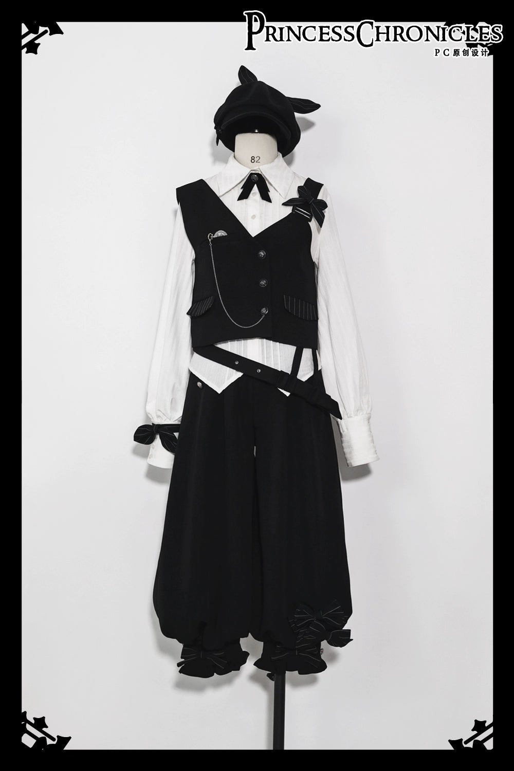 ベイカー街の探偵助手 ベスト シャツ クロップドパンツ 3ピースセット - grimoire