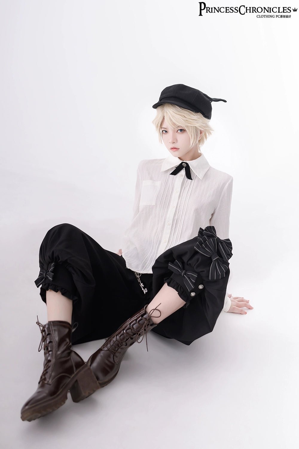 ベイカー街の探偵助手 ベスト シャツ クロップドパンツ 3ピースセット - grimoire