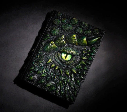 ドラゴンノート ドラゴンアイの魔導書風のノート A5サイズ - grimoire