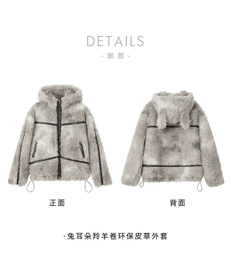 DIDDI MODA キュートなトイプー うさみみもこもこファージャケット - grimoire
