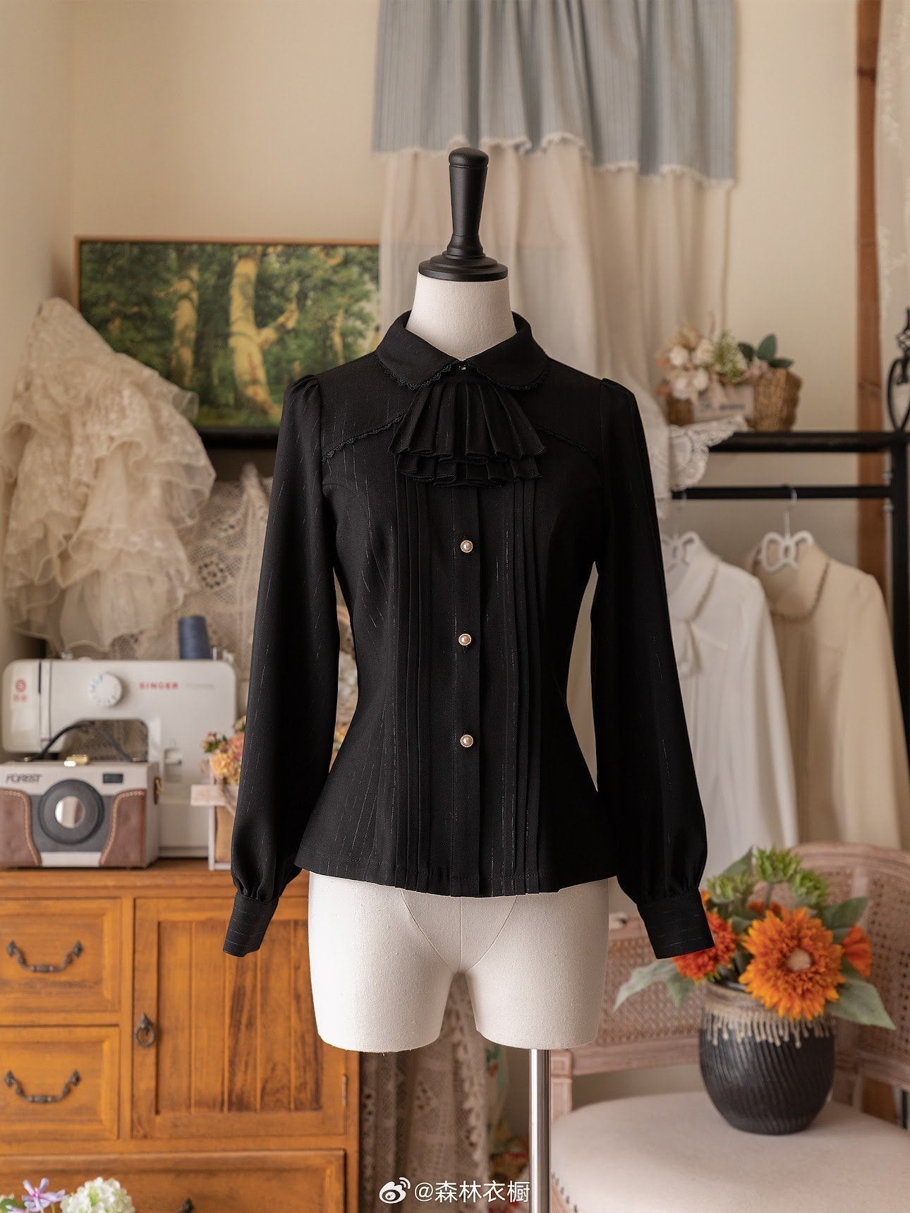 Forest Wardrobe クラシカルボウタイブラウス 貴族令嬢風 - grimoire