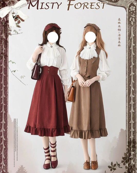 令嬢のクラシカルレトロ ベストスカートドレス セットアップ Forest Wardrobe - grimoire