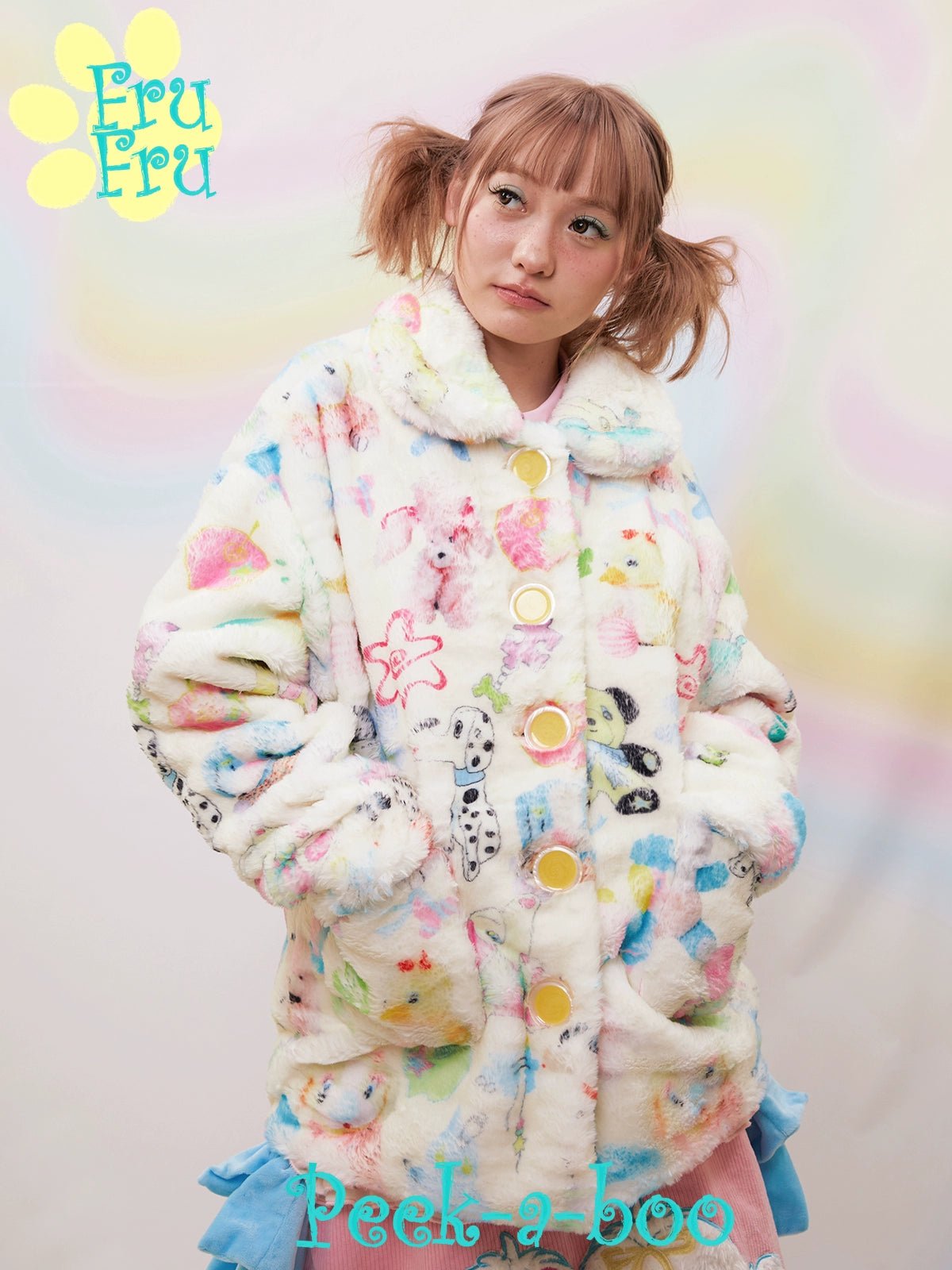 Frufru Guru Store ドールハウスシリーズ トイプリントジャケット - grimoire