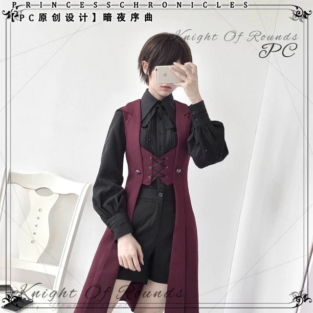 ★即納★ 皇子系ロングベスト ブラウス~ - grimoire