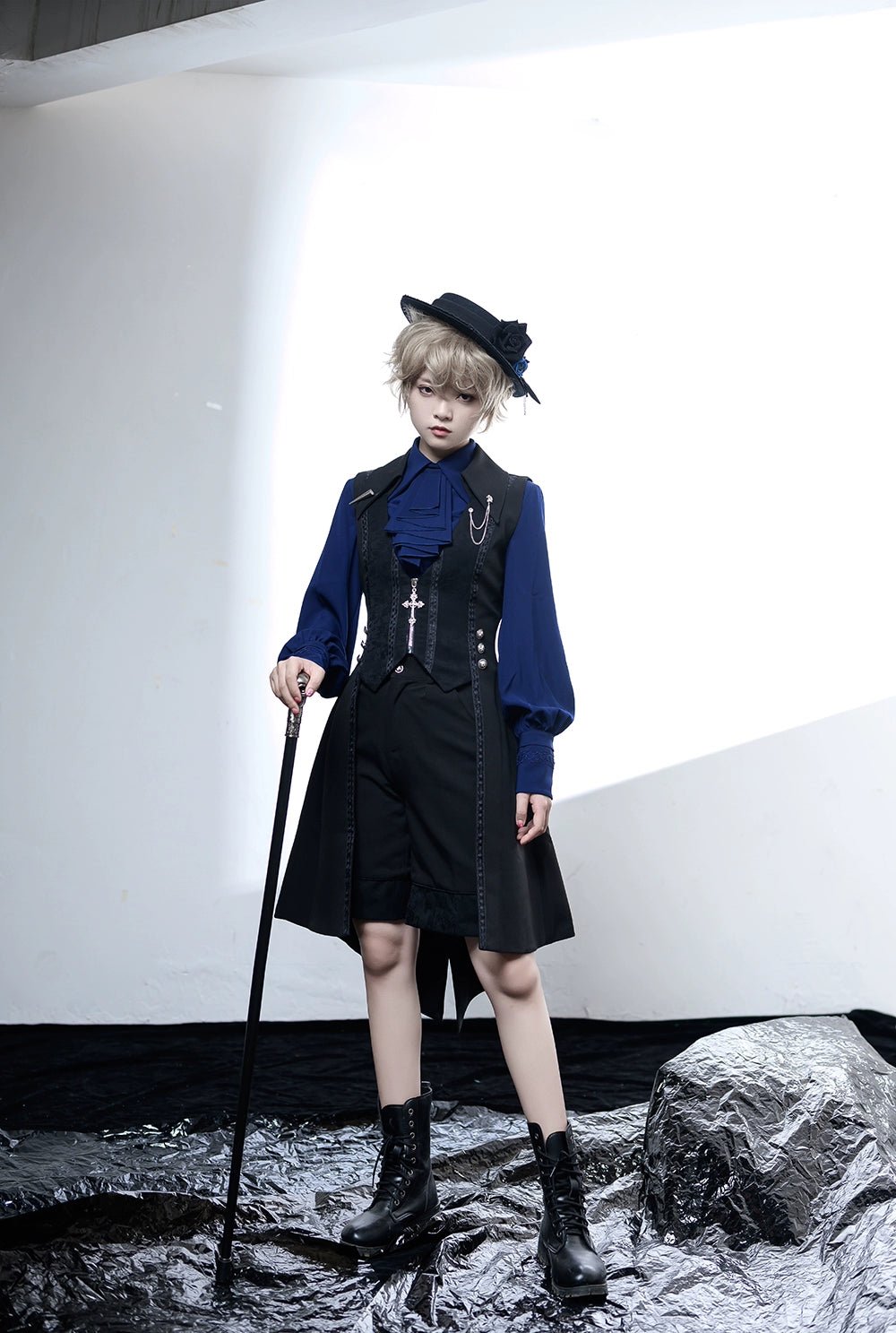 活動的な令嬢のためのショートパンツ 黒皇子系 - grimoire