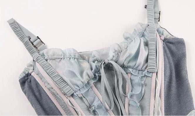 虹色の精霊 フリルドレス & ショートカーディガン - grimoire