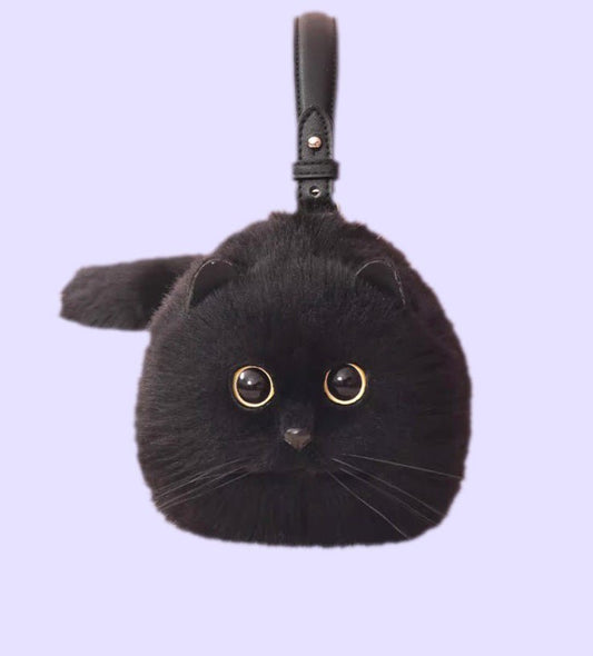 黒猫バッグ 魔女の使い魔 魔女会のお供に - grimoire