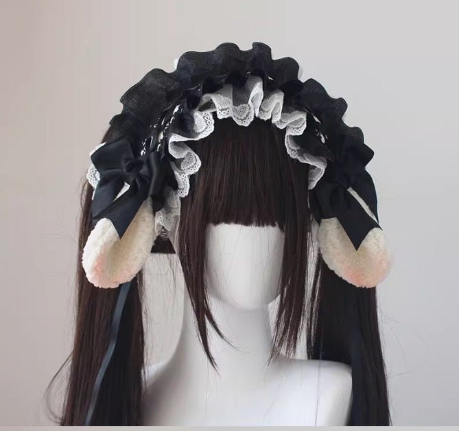 うさみみ ひつじみみのレースヘッドドレス 異世界風 - grimoire