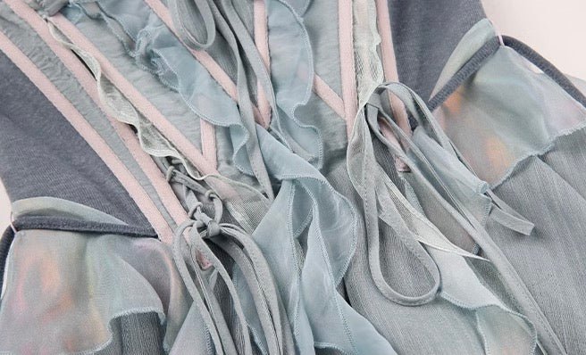 虹色の精霊 フリルドレス & ショートカーディガン - grimoire