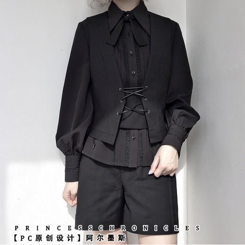 ★即納★ 皇子系ロングベスト ブラウス~ - grimoire