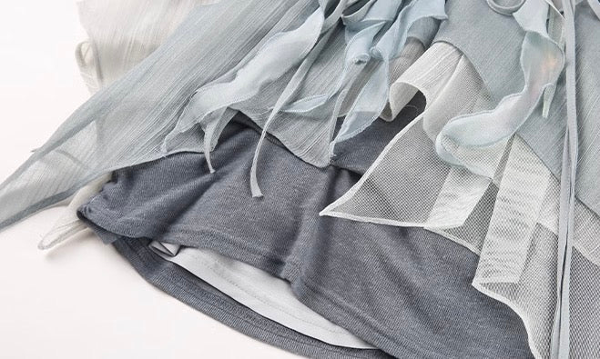 虹色の精霊 フリルドレス & ショートカーディガン - grimoire