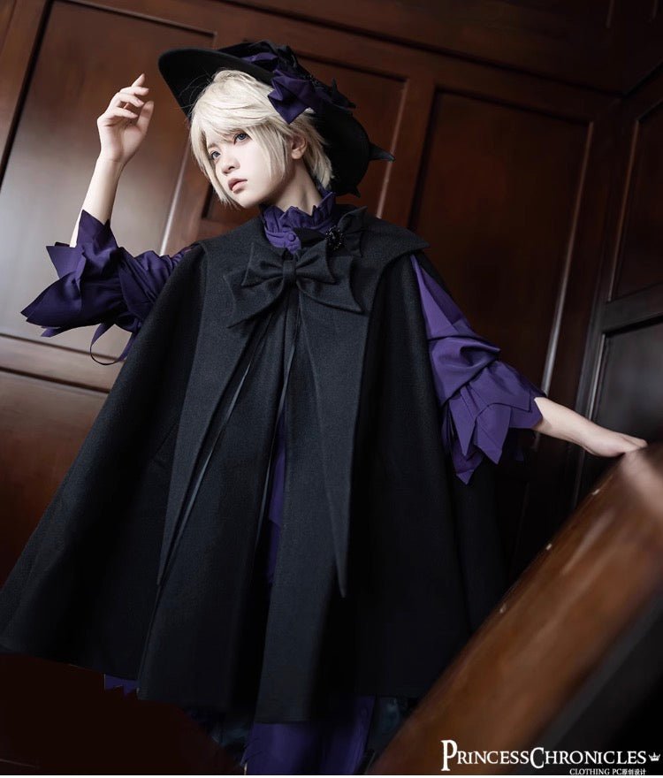 皇子系 魔女の外套 少年装黒 - grimoire