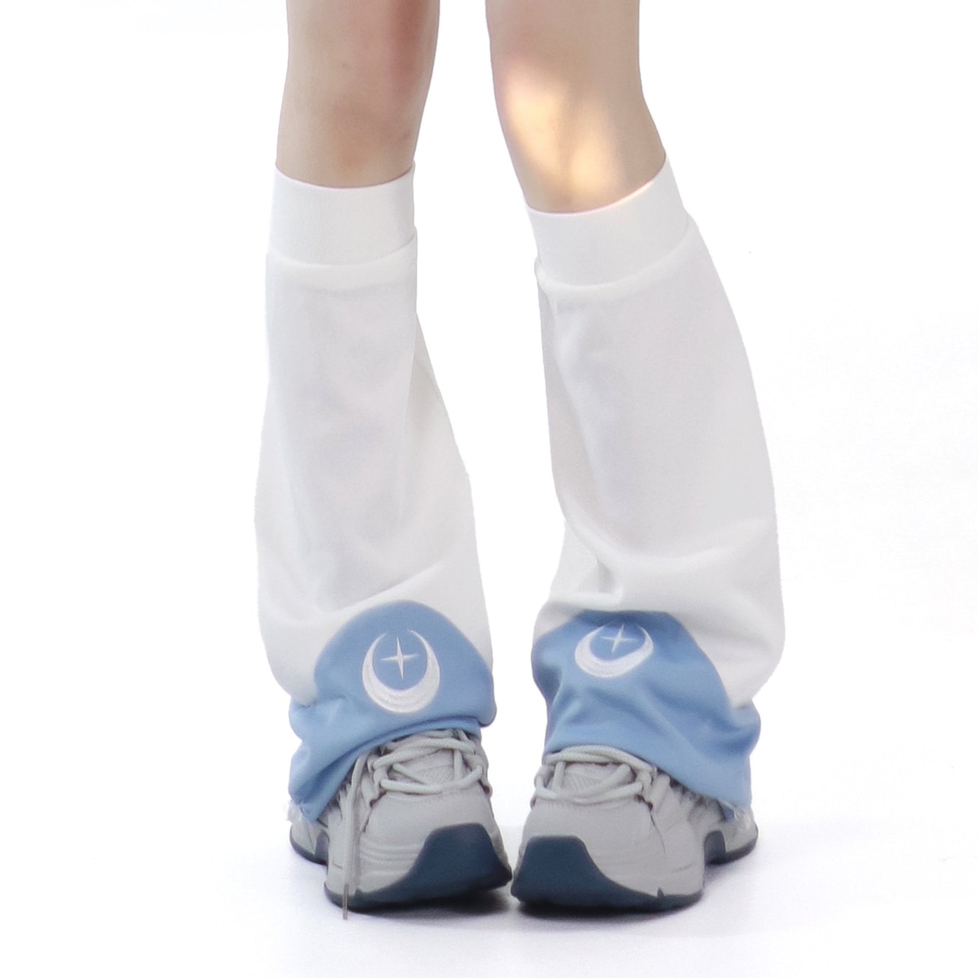 天使界隈 サブカル天使 月と星が煌めくサイバー風 半袖ジャージセットアップ 水色界隈 - grimoire