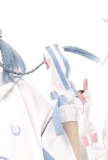 天使界隈 サブカル天使 月と星が煌めくサイバー風 半袖ジャージセットアップ 水色界隈 - grimoire