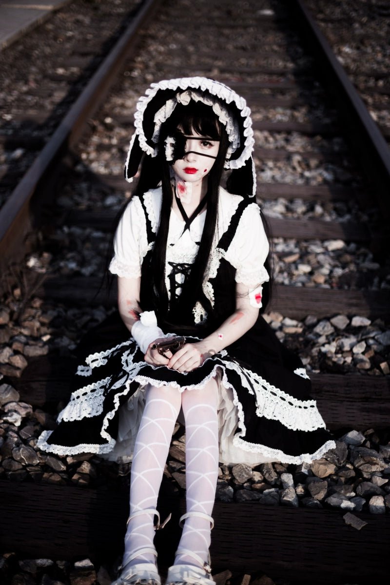 小人族の亡骸黒魔術風眼帯 - grimoire