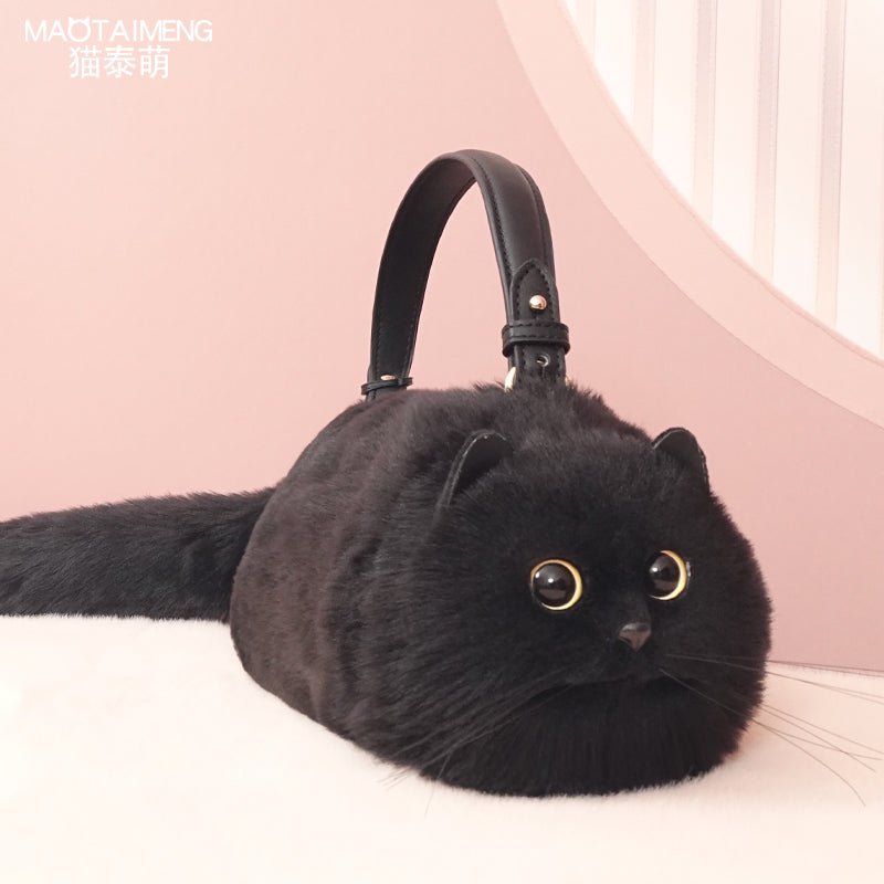 黒猫バッグ 魔女の使い魔 魔女会のお供に - grimoire