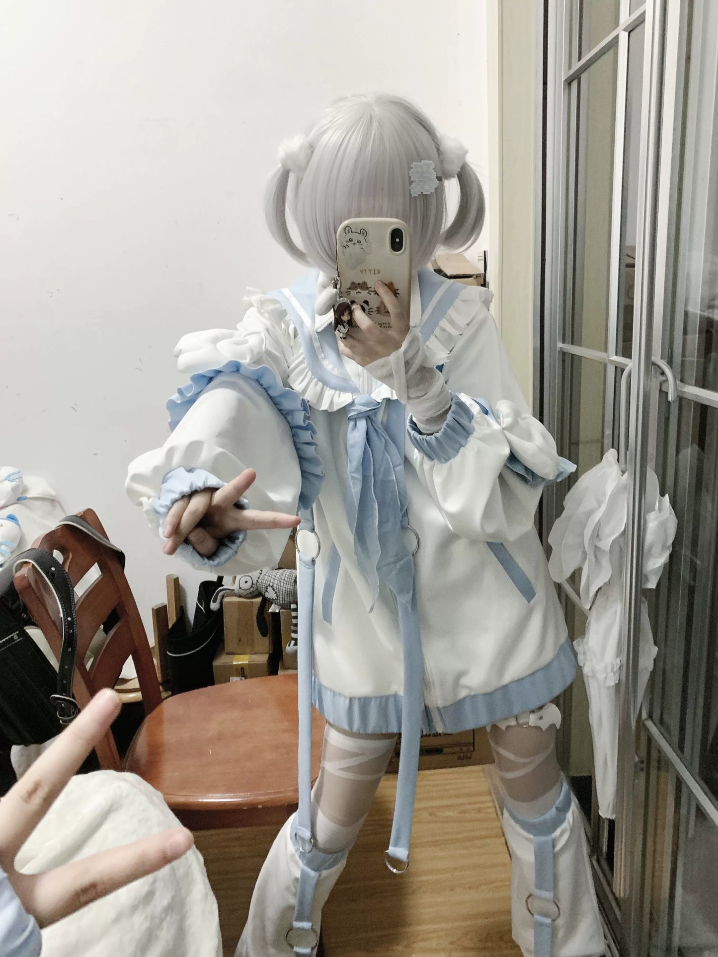 天使界隈 水色界隈 セーラー天使の水色ジャージセット - grimoire