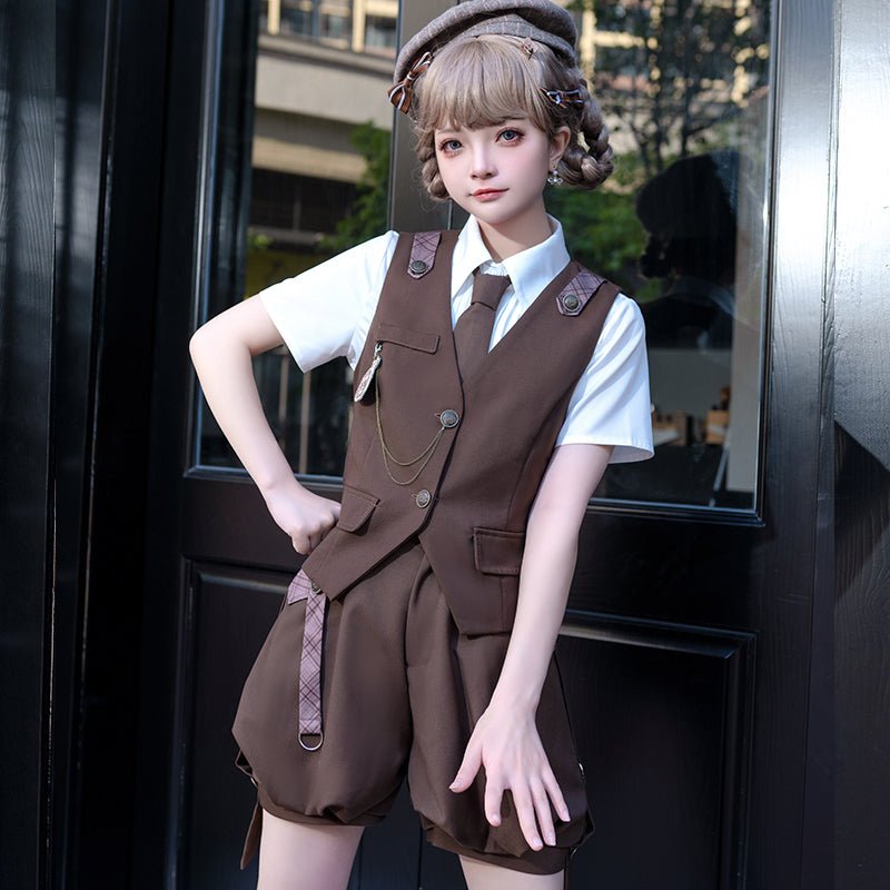 ウサギ探偵王子 半袖セットアップ 納期が早い皇子系セット - grimoire