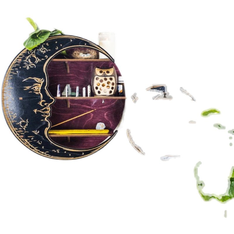 木製ムーンラック 魔女の部屋 - grimoire