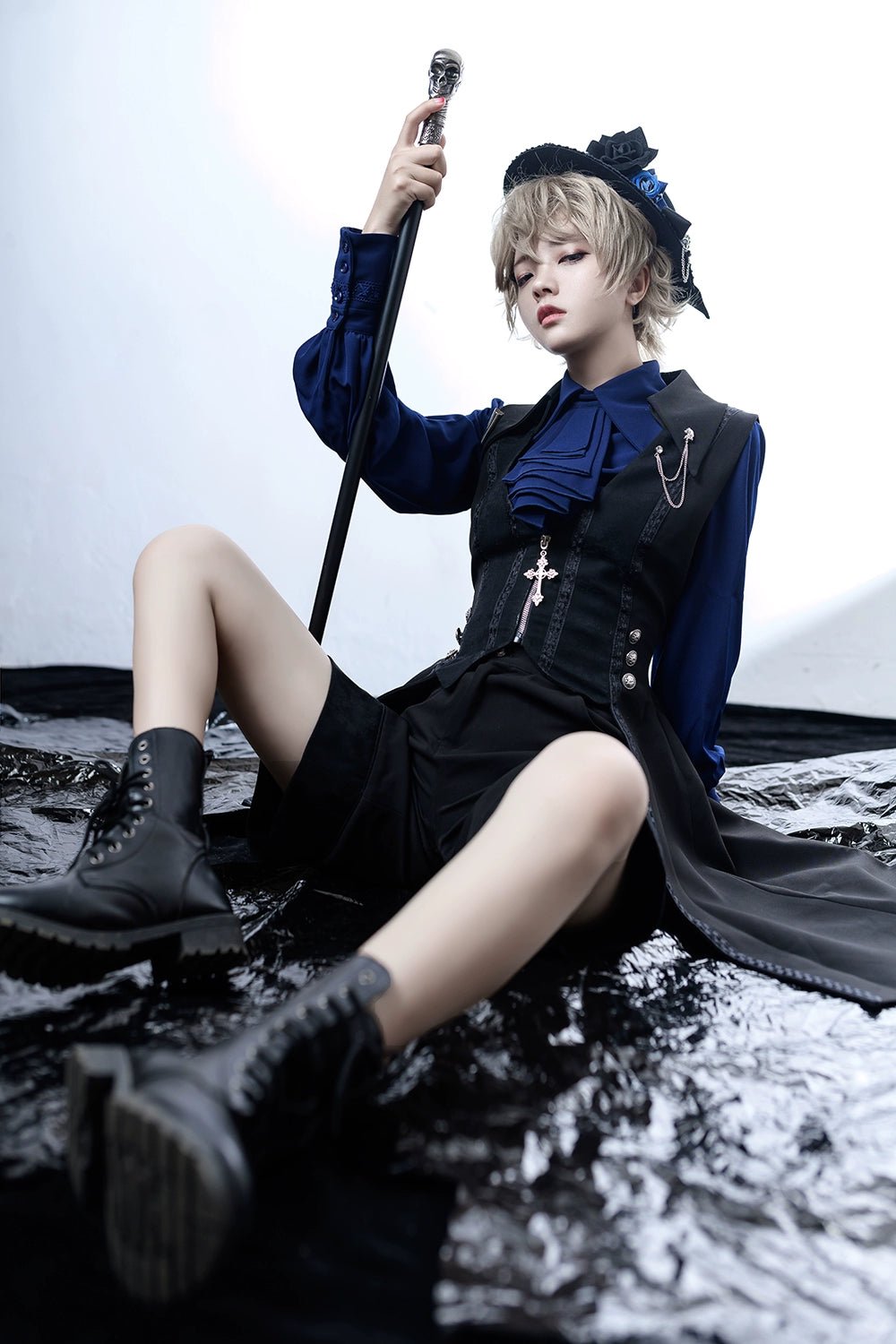 活動的な令嬢のためのショートパンツ 黒皇子系 - grimoire