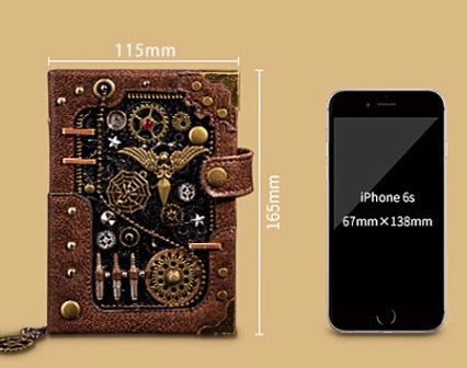 スチームパンクダイアリー ビクトリア朝時代の職人技復刻風 - grimoire