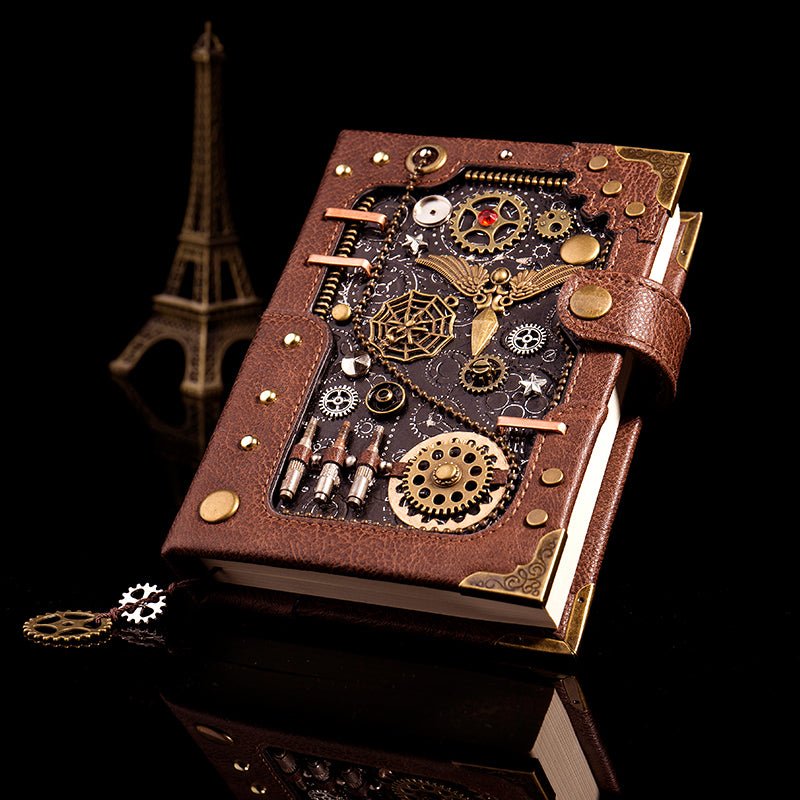 Steampunk Diary Victorian craftsmanship reprint style – grimoire