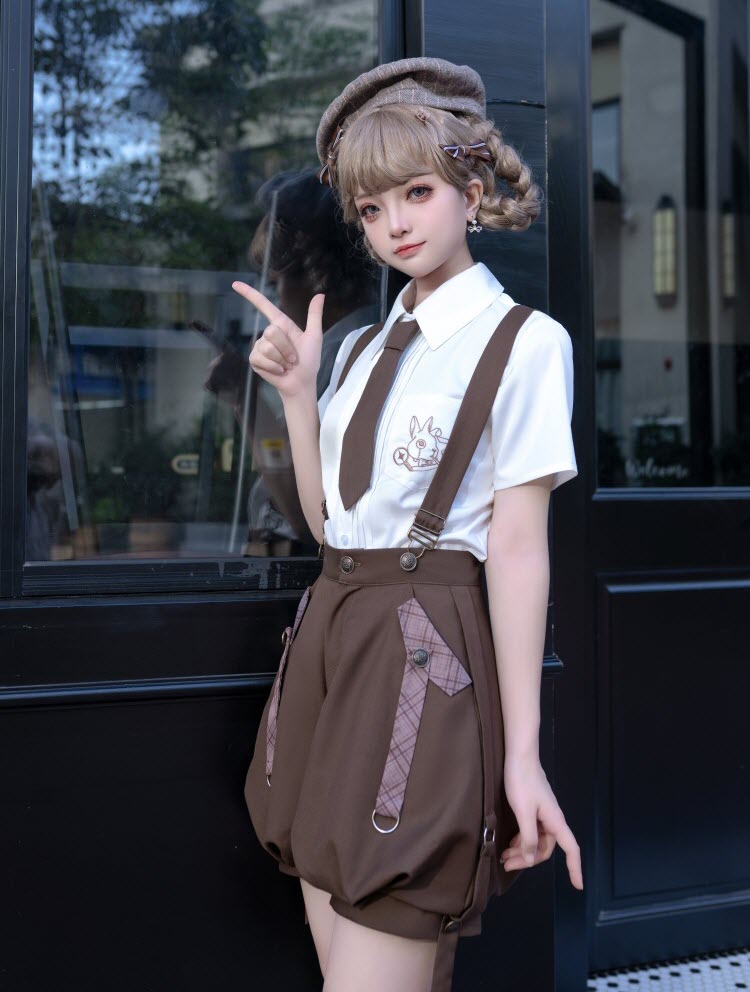 ウサギ探偵王子 半袖セットアップ 納期が早い皇子系セット - grimoire