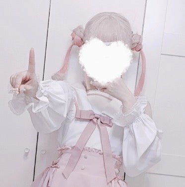 セーラーカラーオフショルダーシャツ&スカート - grimoire