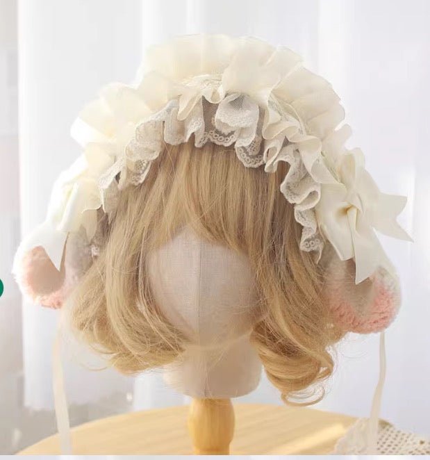 うさみみ ひつじみみのレースヘッドドレス 異世界風 - grimoire
