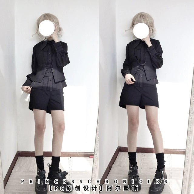 サイドタック 皇子系ショートパンツ - grimoire