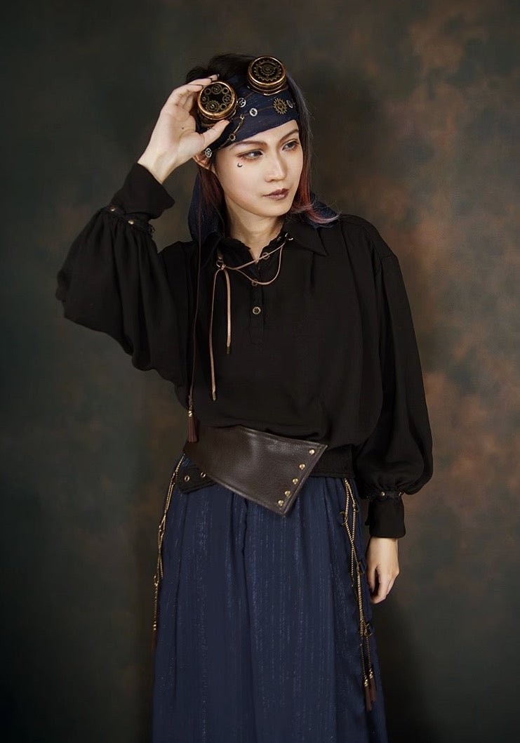 steampunk スチームパンク ブラウス 海賊風 メンズあり - grimoire