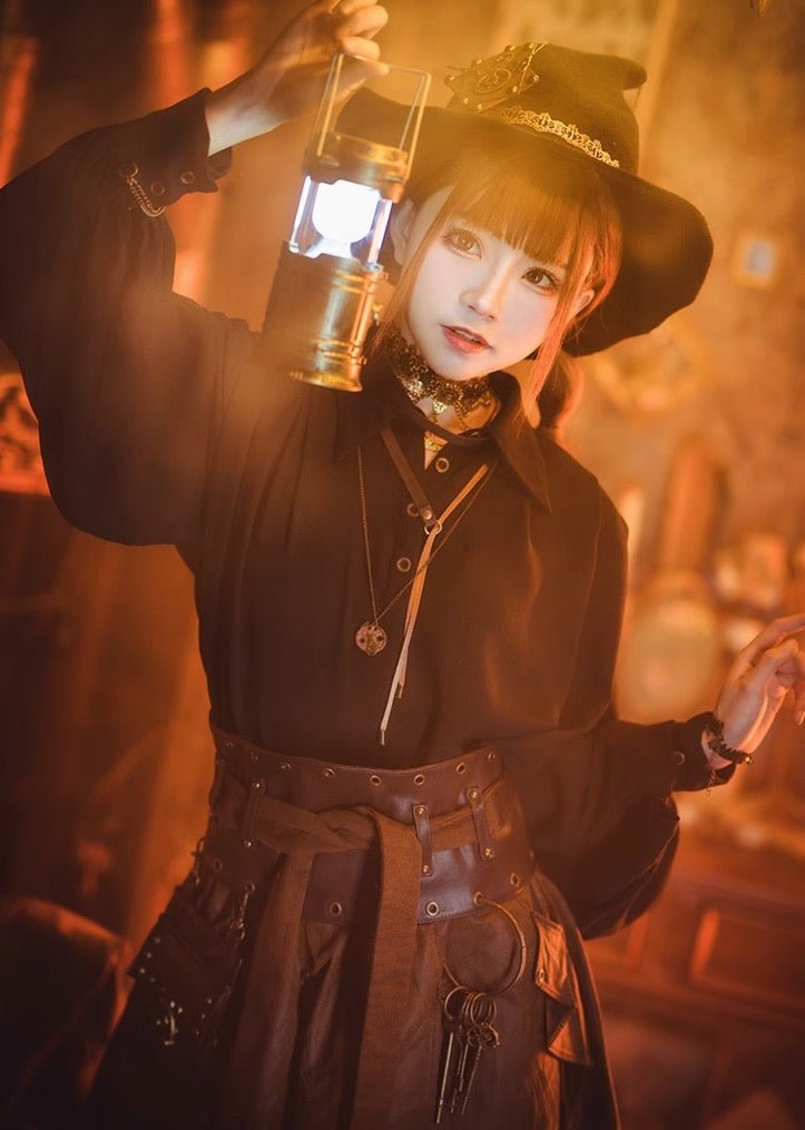 steampunk スチームパンク ブラウス 海賊風 メンズあり - grimoire