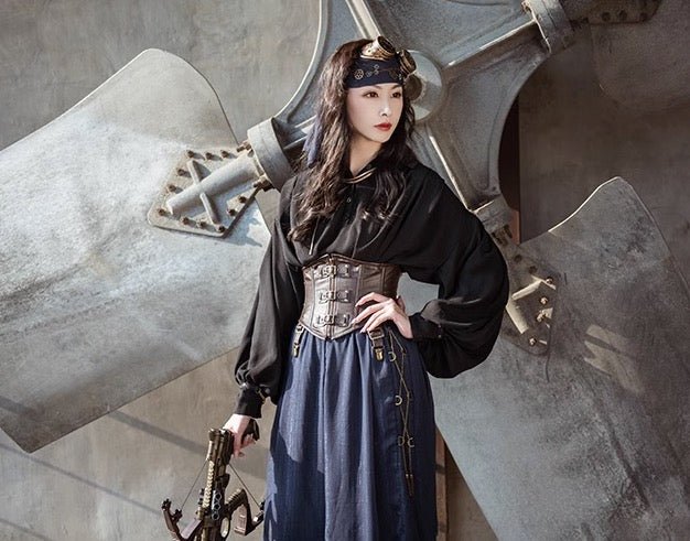 steampunk スチームパンク ブラウス 海賊風 メンズあり - grimoire