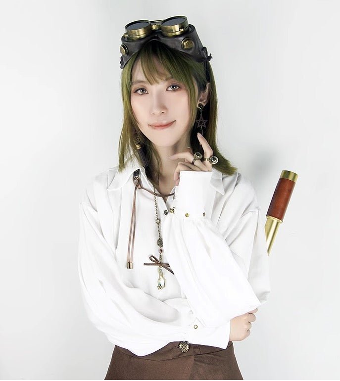 steampunk スチームパンク ブラウス 海賊風 メンズあり - grimoire