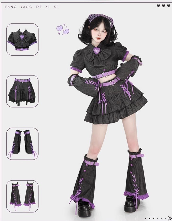デニムキュートなカウガール SweetハートY2Kセット - grimoire