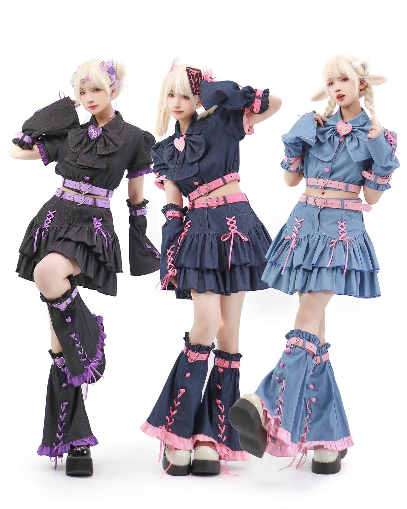 デニムキュートなカウガール SweetハートY2Kセット - grimoire