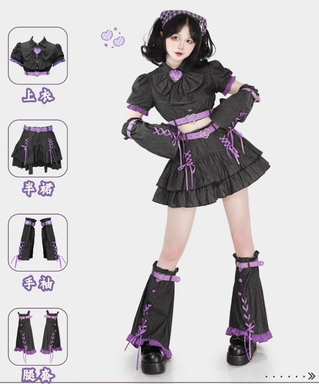デニムキュートなカウガール SweetハートY2Kセット - grimoire