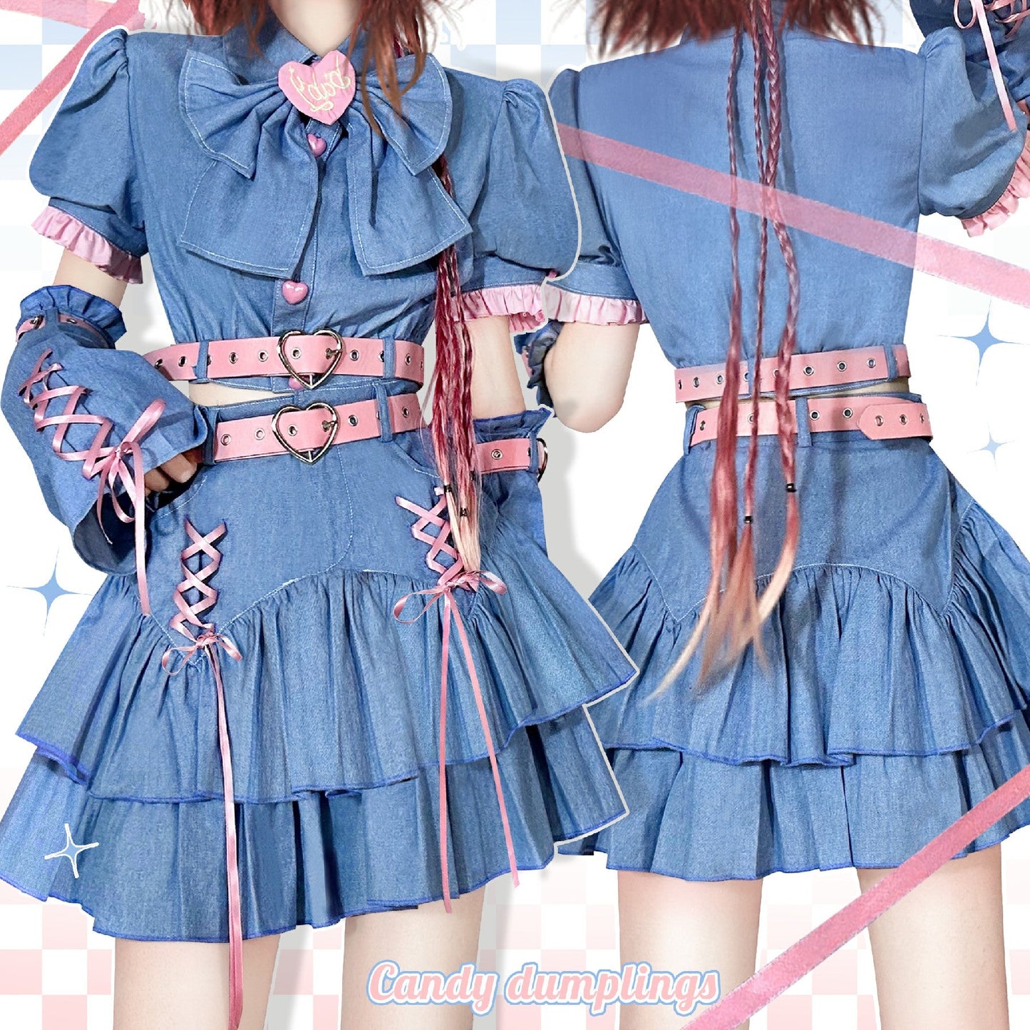 デニムキュートなカウガール SweetハートY2Kセット - grimoire