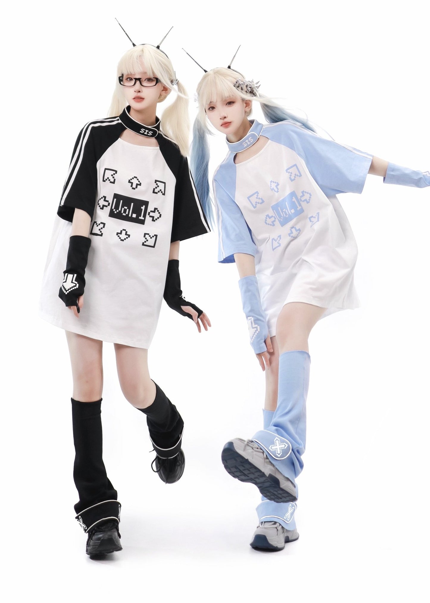 天使界隈 水色界隈 半袖Tシャツ マインシリーズ量産型 - grimoire