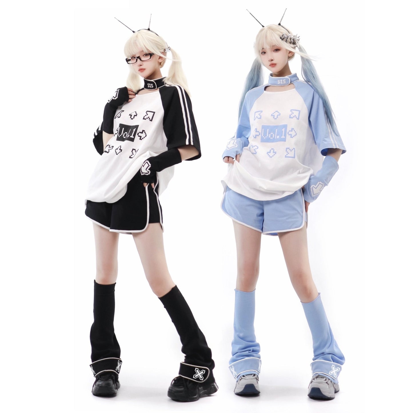 天使界隈 水色界隈 半袖Tシャツ マインシリーズ量産型 - grimoire