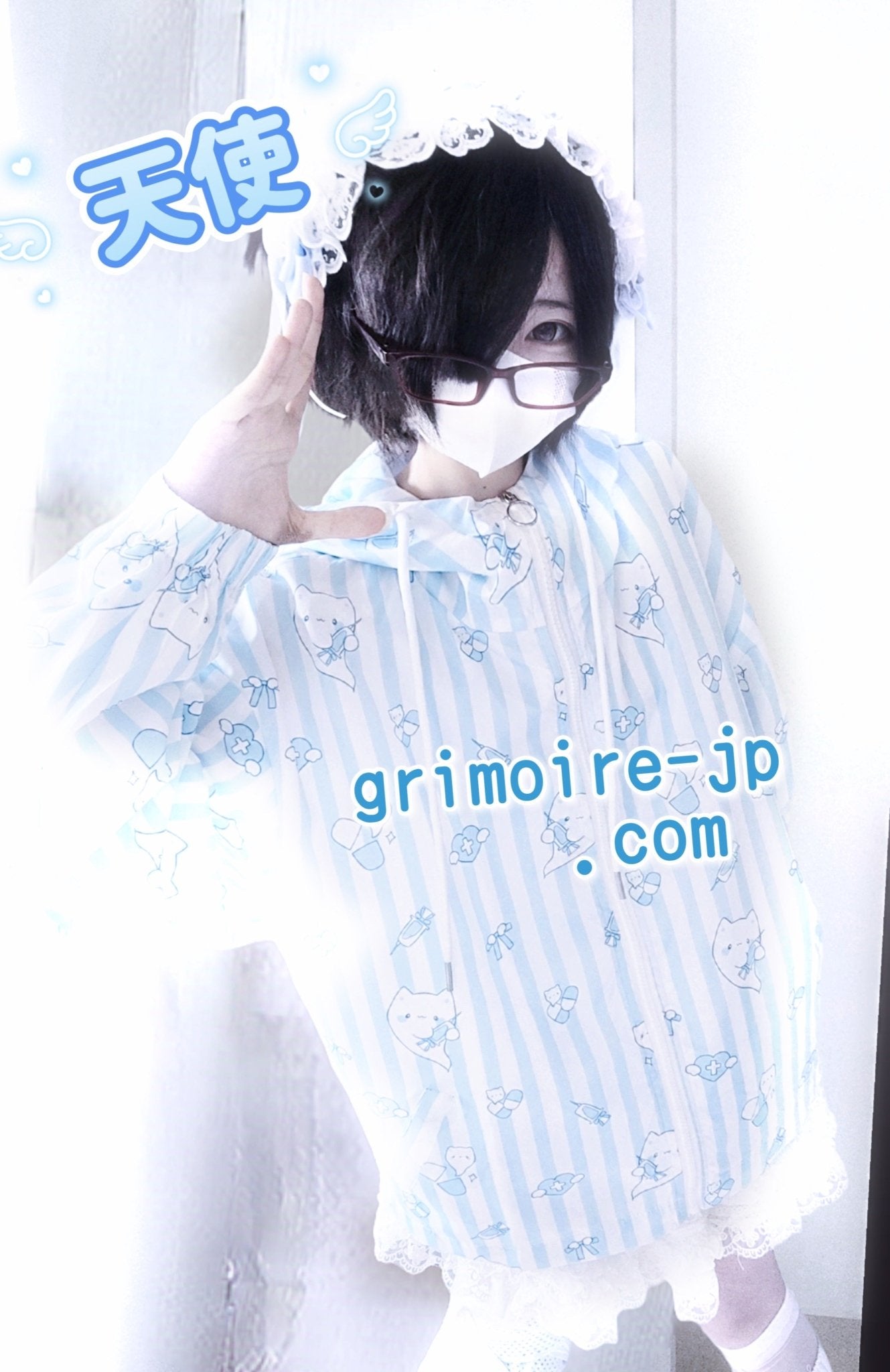 天使界隈 リトルゴースト総柄UVジャケット - grimoire