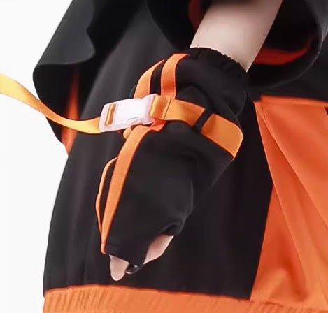 Y3K 堕天使界隈 オレンジとエメラルドグリーンの サブカルジャージセットアップ - grimoire