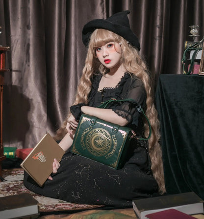 魔法少女のための魔導書バッグ☆月と星の魔術書「グリモワール」
