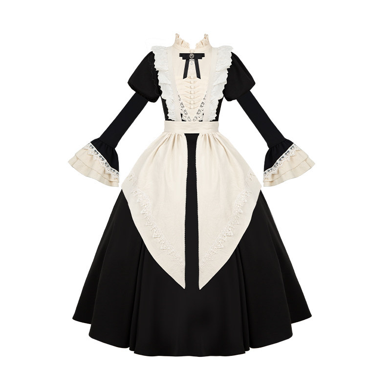 修道女風クラシカルメイドワンピースセット