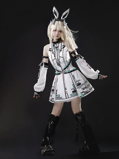 Y3K未来の戦乙女 – メカプリントロリィタセットアップ